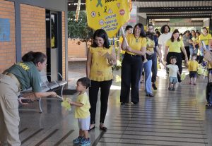 Maio Amarelo: ação do Detran-MS lembra que a paz no trânsito começa pelas crianças