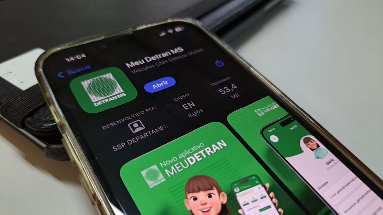 Aplicativo e portal de serviços do Detran-MS alcançam quase 9,5 mil acessos diários