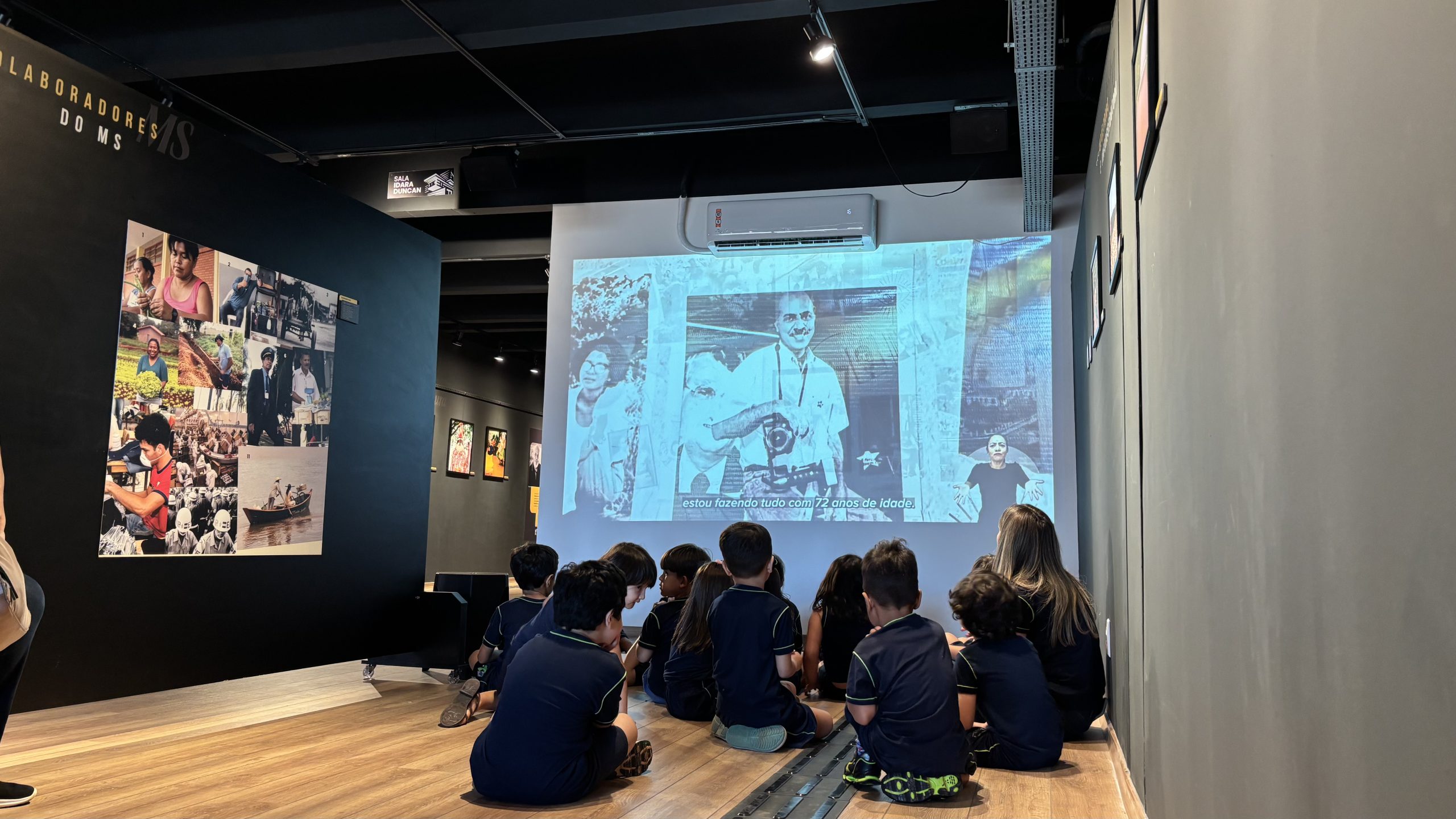 Crianças do CEI Detran visitam exposição “Fotografia e Memória” em homenagem a Rachid Waqued