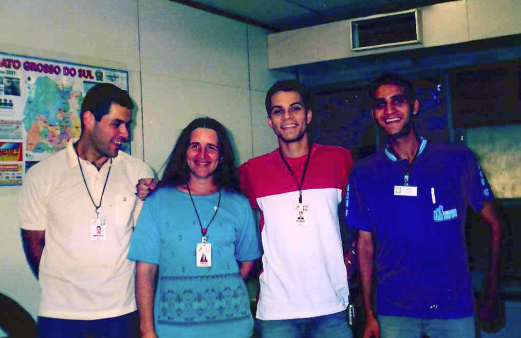 Marcelo Almeida, Araci Melo, Kleber e o jovem Jeimison